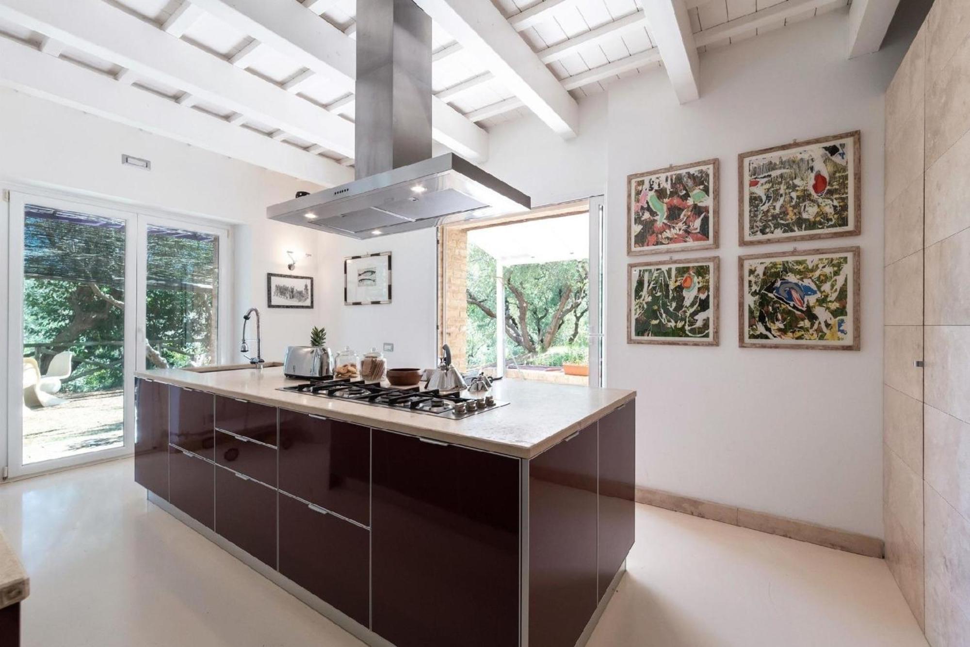 Вілла Meernahes Ferienhaus Casa Cantagallo Mit Pool Фермо Екстер'єр фото