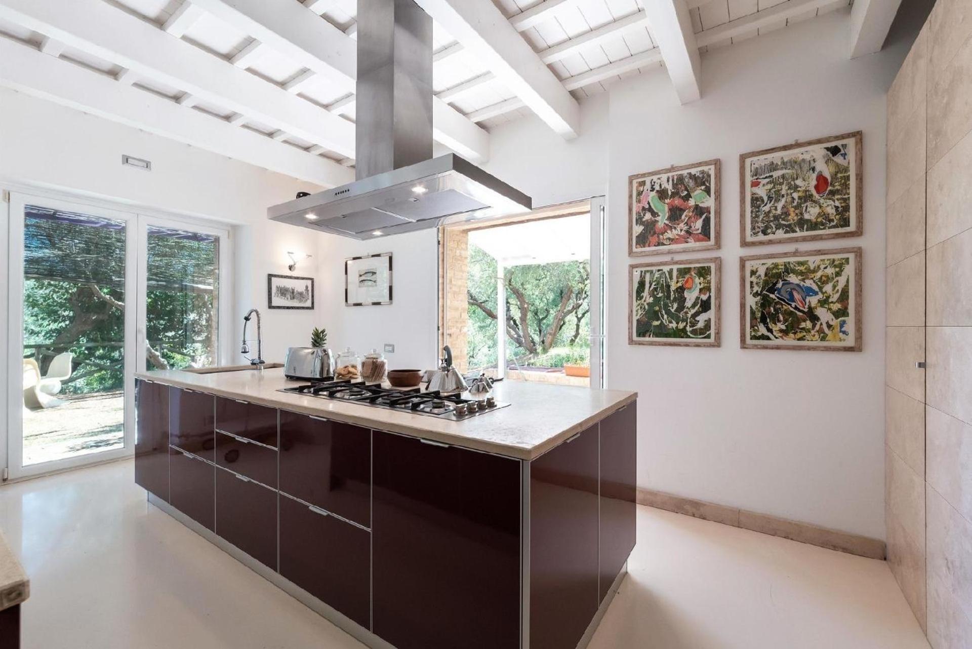 Вілла Meernahes Ferienhaus Casa Cantagallo Mit Pool Фермо Екстер'єр фото