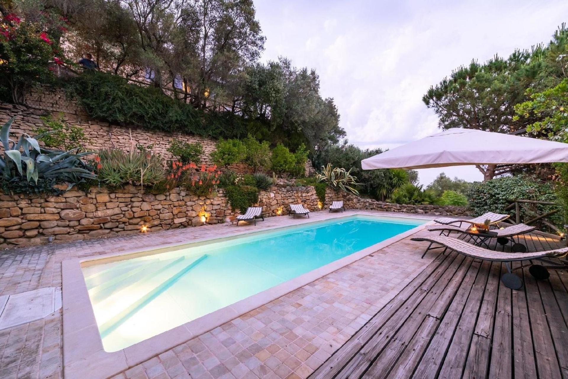 Вілла Meernahes Ferienhaus Casa Cantagallo Mit Pool Фермо Екстер'єр фото